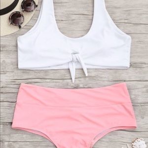 NWT High Waist Cheeky Bikini